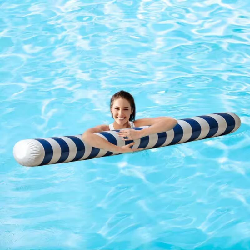 Inflatable pool noodle