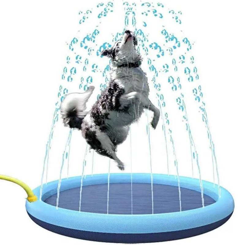 Splash Sprinkler Mat Dog Swimming Pool