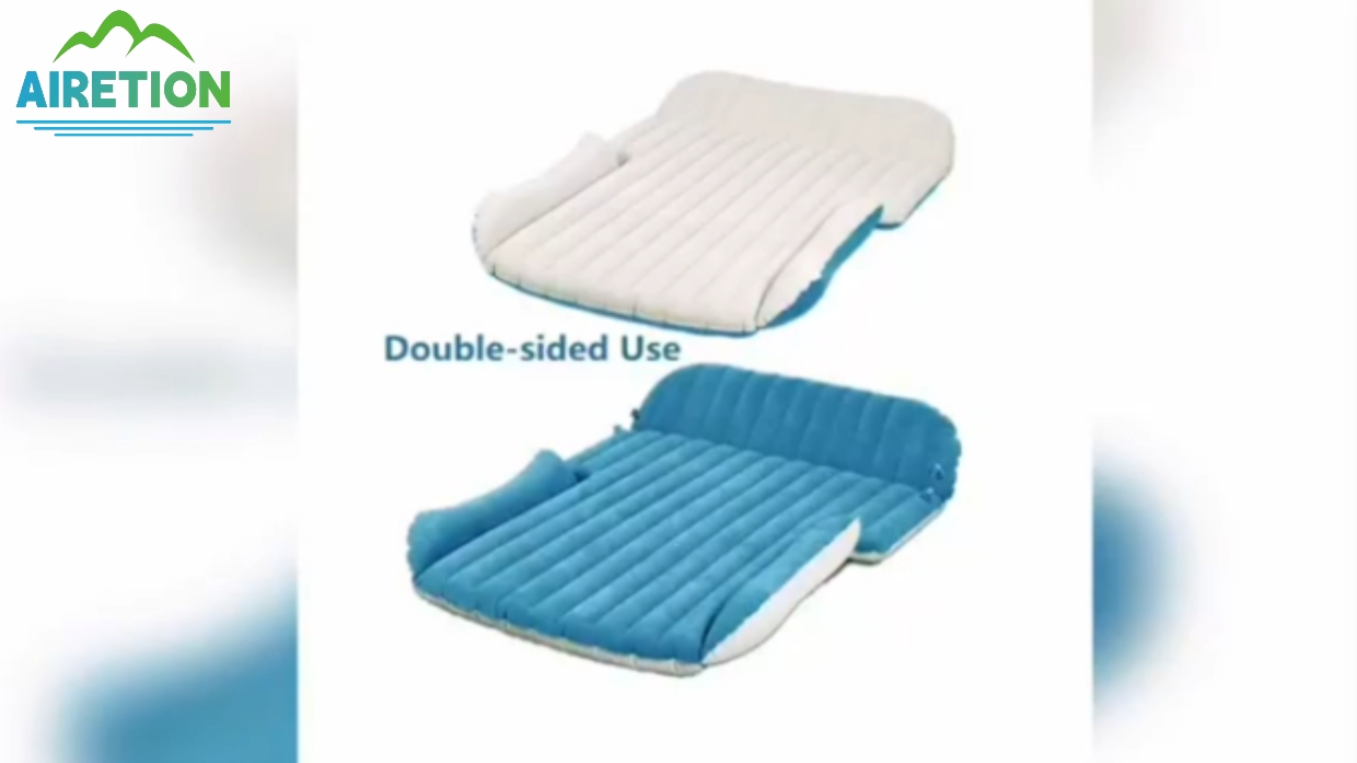 Matelas gonflable pour voiture avec pompe à air pour camping