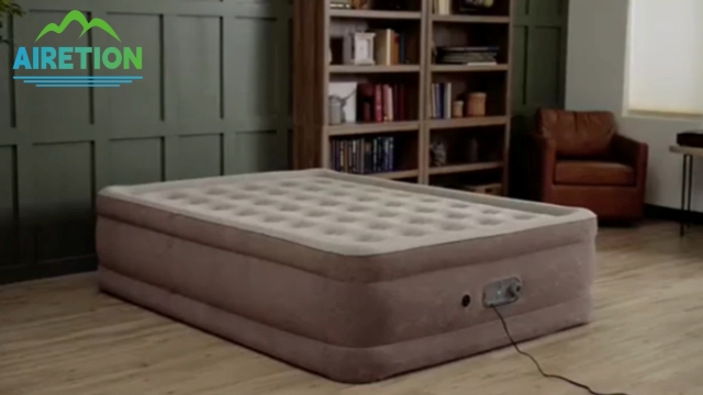 Matelas gonflable Queen en PVC durable d'Airetion avec pompe intégrée