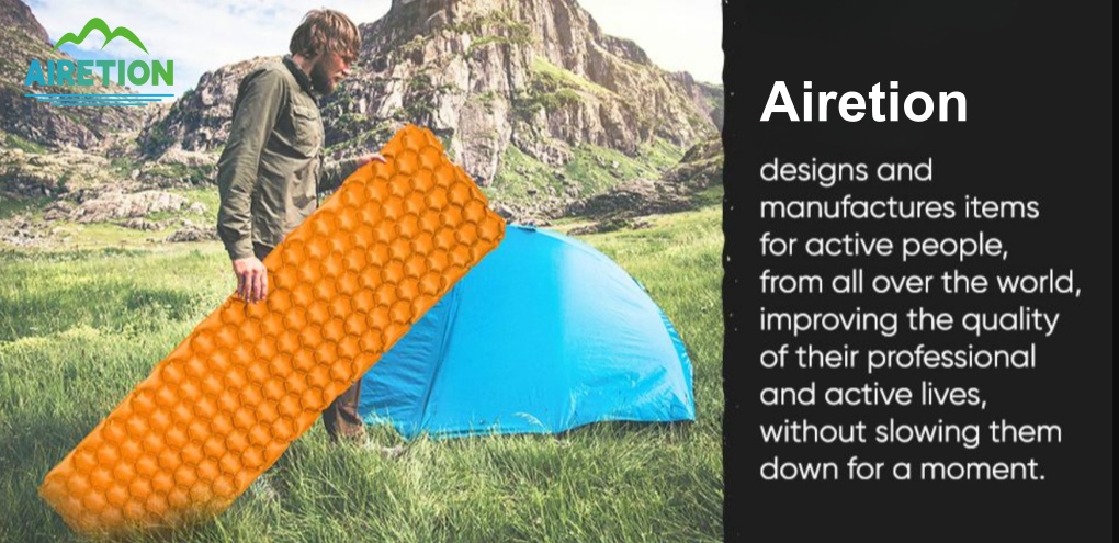 Compact Lightweight Outdoor Inflatable Sleeping Pad for Camping