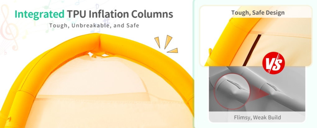 Portable Outdoor Inflatable Kids Play Tent with Pump