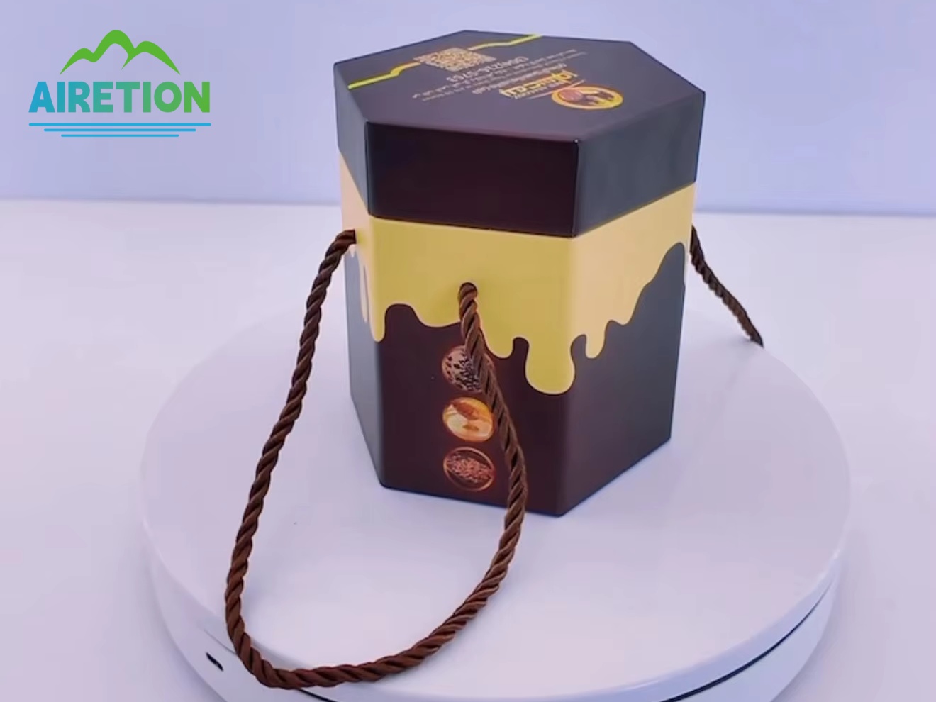 Cas client Égypte : Coffret cadeau en papier personnalisé pour une présentation de marque distinctive