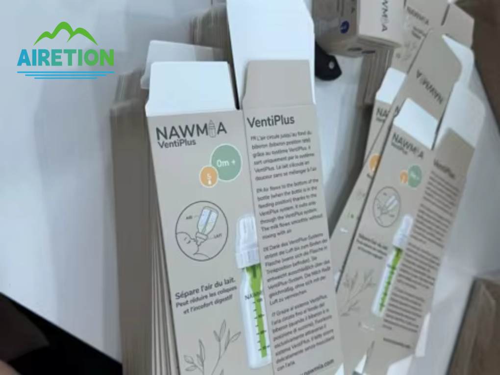 Custom printed folding paper boxes for a French healthcare supplement brand